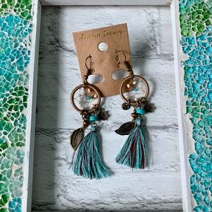 Boho Mini Dreamcatcher Earrings